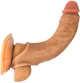 Round front silicone dragon condom